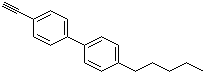 structure of CAS# 80563-43-5, 4-Ethynyl-4'-pentyl-1,1'-biphenyl