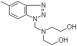 structure of CAS# 80584-88-9, N-[(5-甲基-1H-苯并三唑-1-基)甲基]二乙醇胺
