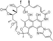 structure of CAS# 80621-81-4, Rifaximin