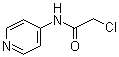 structure of CAS# 80650-46-0, 2-Chloro-N-4-pyridinylacetamide