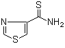 4-Thiazolecarbothioamide molecular structure (CAS 80653-66-3)
