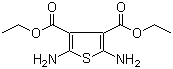 Diethyl 2,5-diaminothiophene-3,4-dicarboxylate molecular structure (CAS 80691-81-2)