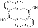 structure of CAS# 80703-23-7, (R)-1,1'-Binaphthyl-2,2'-dicarboxylic acid
