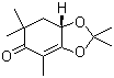 (S)-7,7a-二氢-2,2,4,6,6-五甲基-1,3-苯并二恶茂-5(6H)-酮分子结构 (CAS 80736-99-8)