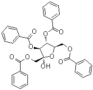 CAS # 80763-56-0, alpha-D-Fructofuranose 1,3,4,6-tetrabenzoate