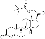 去氧皮质酮新戊酸酯分子结构 (CAS 808-48-0)
