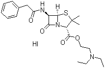 喷沙西林氢碘酸盐分子结构 (CAS 808-71-9)