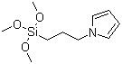 structure of CAS# 80906-67-8, N-(3-Trimethoxysilylpropyl)pyrrole