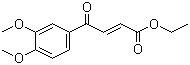 CAS 登录号：80937-23-1, (E)-4-(3,4-二甲氧基苯基)-4-氧代-2-丁烯酸乙酯