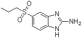 2-氨基-5-丙磺酰基苯并咪唑分子结构 (CAS 80983-34-2)