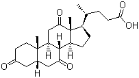 去氢胆酸分子结构 (CAS 81-23-2)
