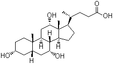 structure of CAS# 81-25-4, Cholic acid