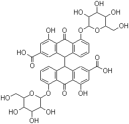 番泻苷 A分子结构 (CAS 81-27-6)