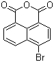 structure of CAS# 81-86-7, 4-Bromo-1,8-naphthalic anhydride