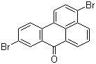 structure of CAS# 81-98-1, 3,9-Dibromobenzanthrone