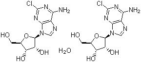 structure of CAS# 81012-94-4, 2-氯腺苷半水合物