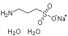 3-Amino-1-propanesulfonic acid monosodium salt dihydrate molecular structure (CAS 81028-90-2)