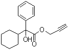 alpha-Cyclohexyl-alpha-hydroxybenzeneacetic acid 2-propynyl ester molecular structure (CAS 81039-74-9)