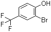 2-Bromo-4-(trifluoromethyl)phenol molecular structure (CAS 81107-97-3)
