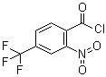 structure of CAS# 81108-81-8, 2-Nitro-4-trifluoromethylbenzoyl chloride
