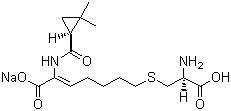 structure of CAS# 81129-83-1, Cilastatin sodium