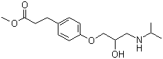 structure of CAS# 81147-92-4, Esmolol