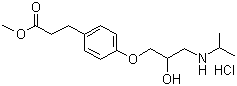 structure of CAS# 81161-17-3, Esmolol hydrochloride