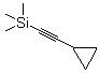 structure of CAS# 81166-84-9, (Cyclopropylethynyl)trimethylsilane