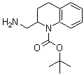 structure of CAS# 811842-15-6, 2-(Aminomethyl)-3,4-dihydro-1(2H)-quinolinecarboxylic acid 1,1-dimethylethyl ester