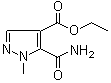 5-(Aminocarbonyl)-1-methyl-1H-pyrazole-4-carboxylic acid ethyl ester molecular structure (CAS 81303-52-8)