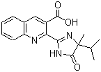 structure of CAS# 81335-37-7, Imazaquin acid