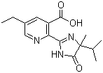 Imazethapyr molecular structure (CAS 81335-77-5)