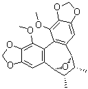 环氧化五味子丙素分子结构 (CAS 81345-36-0)