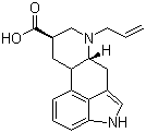 CAS # 81409-74-7, 6-(2-Propenyl)dihydrolysergic acid, (8b)-6-Allylergoline-8-carboxylic acid