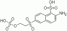 CAS # 81417-89-2, 2-Amino-6-(2-(sulfooxy)ethylsulfonyl)naphthalene-1-sulfonic acid