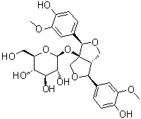 structure of CAS# 81495-71-8, 1-Hydroxypinoresinol 1-O-beta-D-glucoside