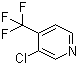 3-氯-4-三氟甲基吡啶分子结构 (CAS 81565-19-7)