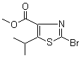 structure of CAS# 81569-28-0, Methyl 2-bromo-5-isopropyl-1,3-thiazole-4-carboxylate