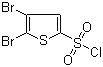 structure of CAS# 81606-31-7, 4,5-Dibromothiophene-2-sulphonyl chloride