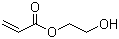 2-Hydroxyethyl acrylate molecular structure (CAS 818-61-1)