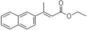 CAS 登录号：81826-91-7, (E)-3-(2-萘基)-2-丁烯酸乙酯