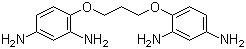 1,3-双(2,4-二氨基苯氧基)丙烷分子结构 (CAS 81892-72-0)