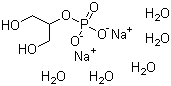 Disodium beta-glycerophosphate pentahydrate molecular structure (CAS 819-83-0)