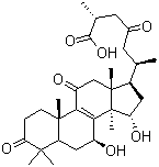 structure of CAS# 81907-62-2, Ganoderic acid A