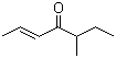 structure of CAS# 81925-81-7, 5-Methyl-2-hepten-4-one