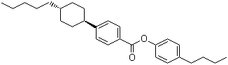 4-Butylphenyl 4-(trans-4-pentylcyclohexyl)benzoate molecular structure (CAS 81929-43-3)