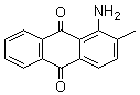 1-氨基-2-甲基-9,10-蒽醌分子结构 (CAS 82-28-0)