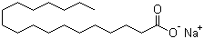 structure of CAS# 822-16-2, 硬酯酸钠
