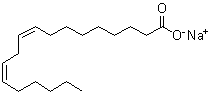 structure of CAS# 822-17-3, Sodium linoleate