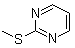 structure of CAS# 823-09-6, 2-Methylsulfanylpyrimidine